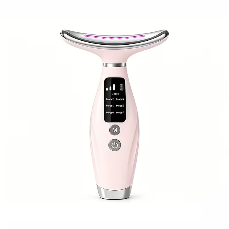 Facial and neck beauty enhancer device